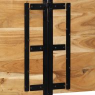 Табла за глава 180 cm от масивна дървесина акация и желязо