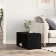 LP Кутия за съхранение Черен дъб 71x34x36cm Инженерна дървесина