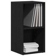 LP Кутия за съхранение Черен дъб 71x34x36cm Инженерна дървесина
