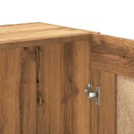 Библиотека, дъб артизан, 82,5x30,5x150 см, инженерно дърво