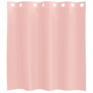 Пердета от воал с втулки, 2 бр, розово, 140x140 см