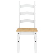 Трапезен комплект от 3 части Panama, Бяла бор масив