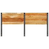 табла за глава 200 см масивна дървесина акация и желязо