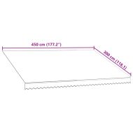 Платно за тента, оранжево и кафяво, 4,5x3 м