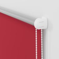 Ролетна щора, затъмняваща, 64,4x120 см, ширина на плат 60 см, червена