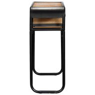 Конзолна маса, 118x30x75 cм, манго масив