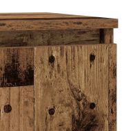 Бюфет с чекмеджета, старо дърво, 71x35x65 см, инженерно дърво