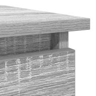 Конзолна маса с чекмеджета, сив сонома 85,5x38,5x74,5 cm