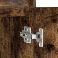 Бюро, опушен дъб, 86x49x76 см, инженерно дърво