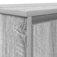 Бюро, сив сонома, 120x42x76 см, инженерно дърво