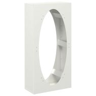 Стойка за дърва, бяла, 50x23x100 см, студеновалцувана стомана