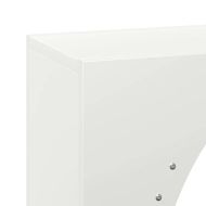 Стойка за дърва, бяла, 50x23x100 см, студеновалцувана стомана