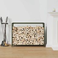 Стойка за дърва, 90x28x65 см, студеновалцувана стомана