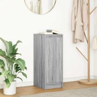 Сайдборд, сив сонома, 29,5x34x76 см, инженерно дърво