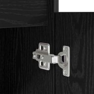 Бюро, Черен дъб, 86x49x76 cm, инженерно дърво