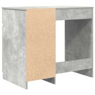 Бюро, бетонно сиво, 86x49x76 см, инженерно дърво