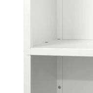 Стойка за дърва, бяла, 40x30x80 см, студеновалцувана стомана