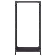 Стойка за дърва, черна, 44x28x90 см, студеновалцувана стомана