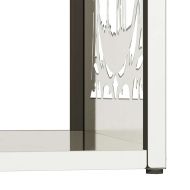 Стойка за дърва за огрев, 40x40x40 см, неръждаема стомана