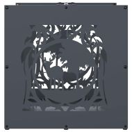 Стойка за дърва, 40x40x40 см, студеновалцувана стомана