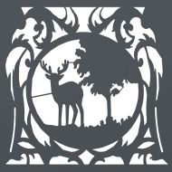 Стойка за дърва, 40x40x40 см, студеновалцувана стомана