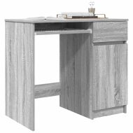 Бюро, сив сонома, 86x49x76 см, инженерно дърво