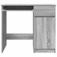 Бюро, сив сонома, 86x49x76 см, инженерно дърво
