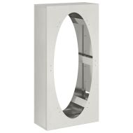 Стойка за дърва за огрев, 50x23x100 см, неръждаема стомана