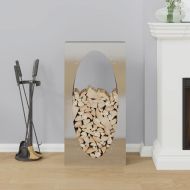 Стойка за дърва за огрев, 50x23x100 см, неръждаема стомана