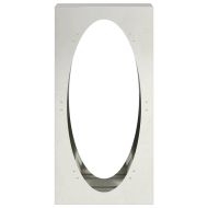 Стойка за дърва за огрев, 50x23x100 см, неръждаема стомана