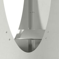 Стойка за дърва за огрев, 50x23x100 см, неръждаема стомана