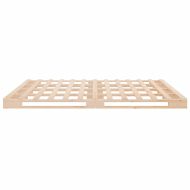 Легло от палети 135x190 см бор масив Double