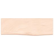 Стенен рафт 60x20x2 см необработен масивен дъб