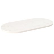 Плот за маса, 90x45x2,5 см, бор масив, овален