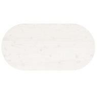 Плот за маса, 90x45x2,5 см, бор масив, овален