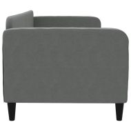 Кушетка, тъмносива, 80x200 см, плат