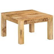 Маса за кафе, 55x55x35 см, масивно мангово дърво