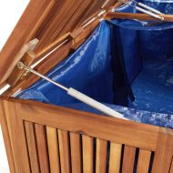 Градинска кутия за съхранение 175x80x75 см акациево дърво масив