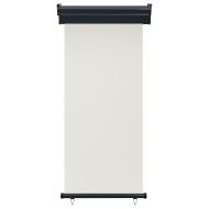 Вертикална тента за балкон, 85x250 см, кремава