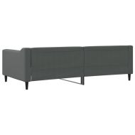 Кушетка, сива, 100x200 см, плат