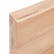Плот за маса светлокафяв 60x40x(2-6) см обработен масивен дъб