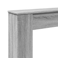 Облицовка за камина сив сонома 100x20x100 см инженерно дърво