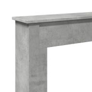 Облицовка за камина бетонно сив 75x20x87,5 см инженерно дърво
