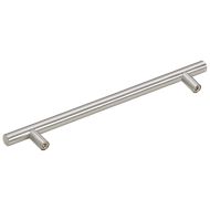 Дръжки за шкафове, 5 бр, сребристи, 192 мм, неръждаема стомана