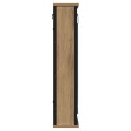Огледален шкаф за баня 42x12x60 cm Инженерна дървесина