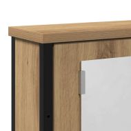 Огледален шкаф за баня 42x12x60 cm Инженерна дървесина