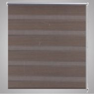 Зебра щора 140,9x175 см Ширина на плата 136,7 см цвят кафе