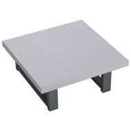 Комплект мебели за баня от две части, керамика, бял