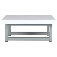 Комплект мебели за баня от две части, керамика, бял