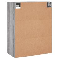 Стенни шкафове, 2 бр, сив сонома, инженерно дърво